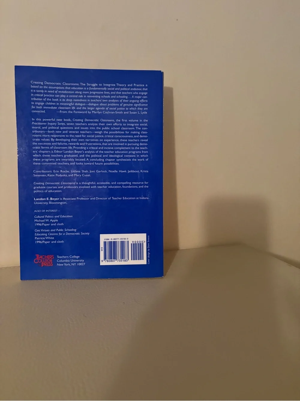 Creating Democratic Classrooms-used Paperback Book